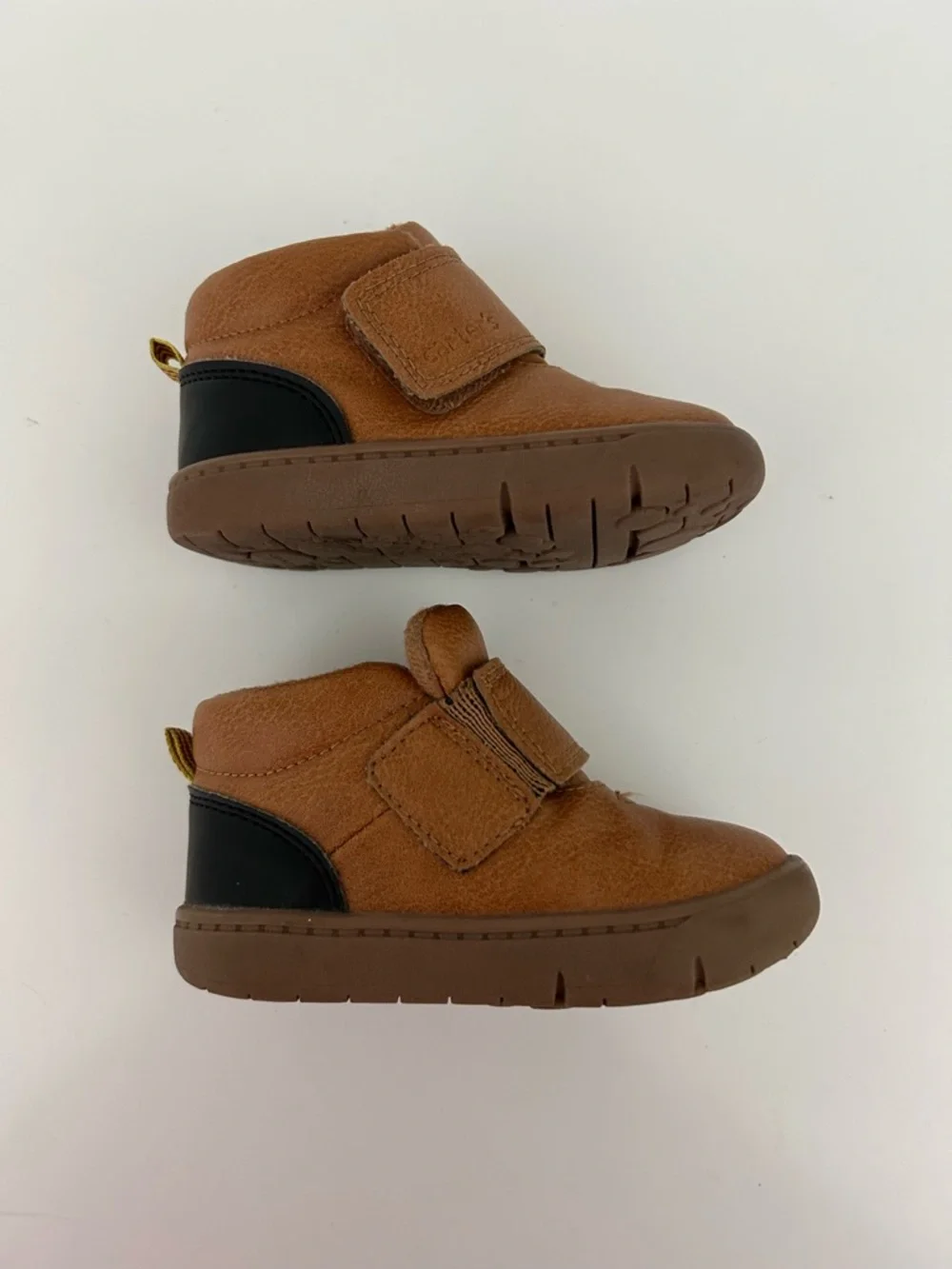 Carter’s Baby Slip On Tan Ankle Boots Size 4